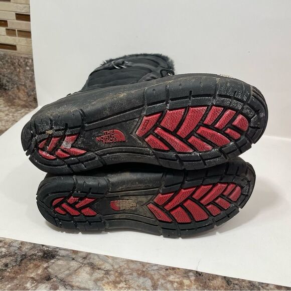 The North Face Black Tall Insulated Winter Snow Boots - Picture 9 of 10
